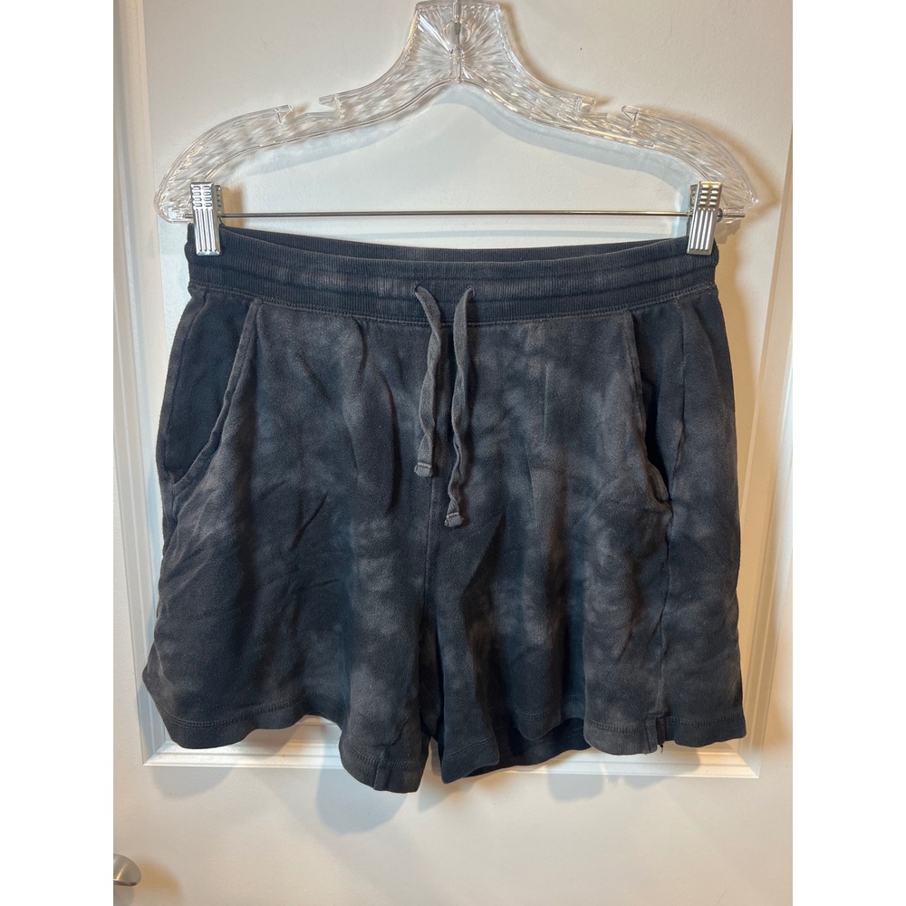 Old Navy Womens Sweat Shorts Cloud Wash Black Size M
